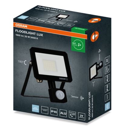 Osram - LED reflektor sa senzorom FLOODLIGHT LED/20W/230V 6500K IP65
