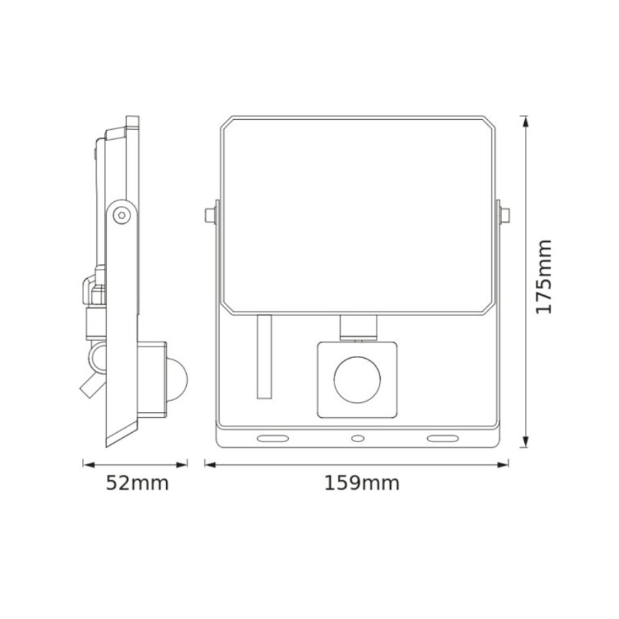 Osram - LED reflektor sa senzorom FLOODLIGHT LED/30W/230V 3000K IP65
