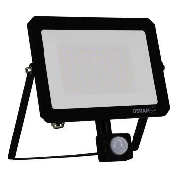 Osram - LED reflektor sa senzorom pokreta i sumraka FLOODLIGHT LED/50W/230V 6500K IP65 crna