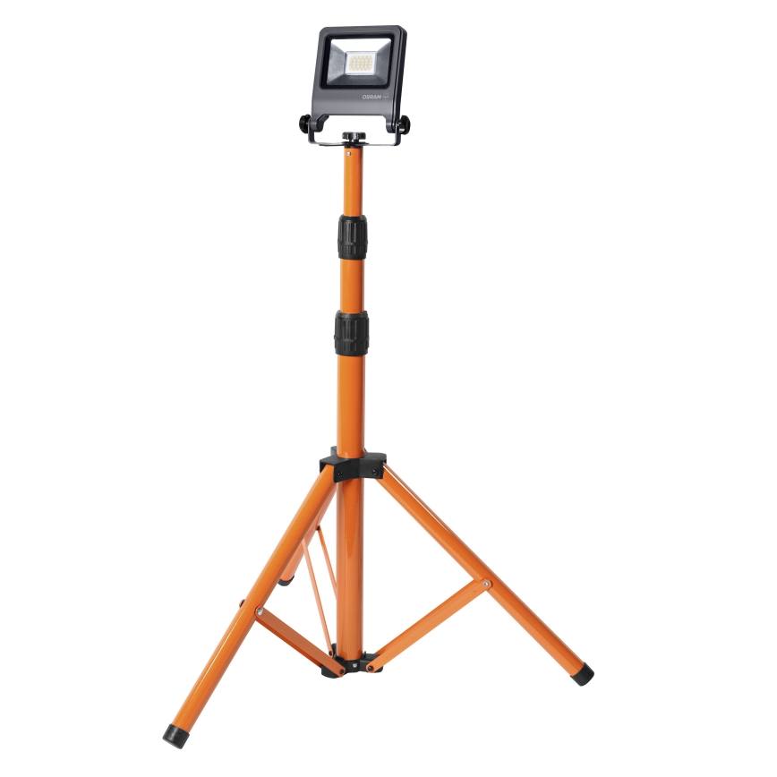 Osram - LED reflektor sa stativom TRIPOD LED/20W/230V 4000K IP65 narandžaste boje