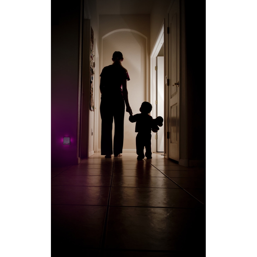 Osram - LED RGB orijentaciono svetlo za utičnicu sa senzorom LUNETTA LED/0,3W/230V