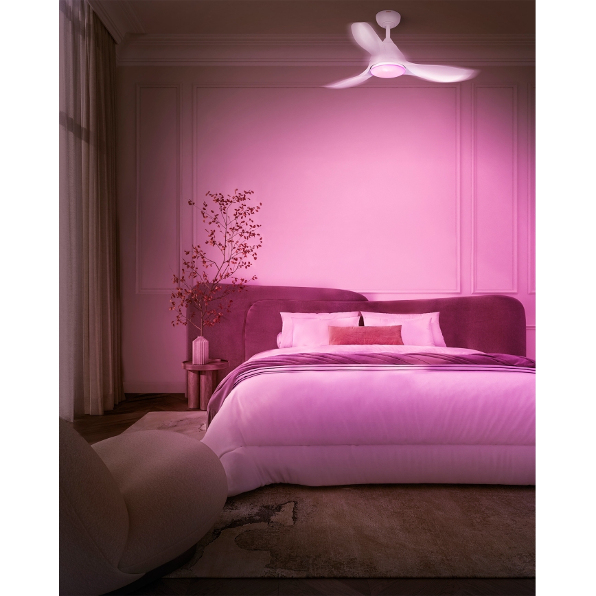 Osram - LED RGB prigušiva stropni ventilator NORDES LED/18W/230V 3000-6500K + daljinski upravljač