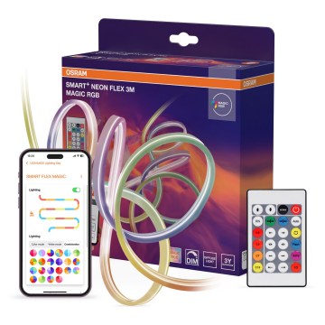 Osram - LED RGB prigušiva spoljašnja traka SMART+ MAGIC 3m LED/15W/230V IP44 Wi-Fi+ daljinski upravljač