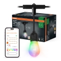 Osram - LED RGB prigušiva spoljna svetlosna girlanda SMART+ STRING 12xLED/230V 7,47m IP44 Wi-Fi