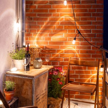 Osram - LED RGB prigušiva spoljna svetlosna girlanda SMART+ STRING 12xLED/230V 7,47m IP44 Wi-Fi