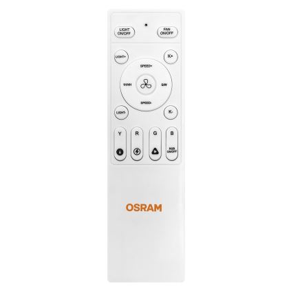 Osram - LED RGB prigušiva stropni ventilator NORDES LED/18W/230V 3000-6500K + daljinski upravljač