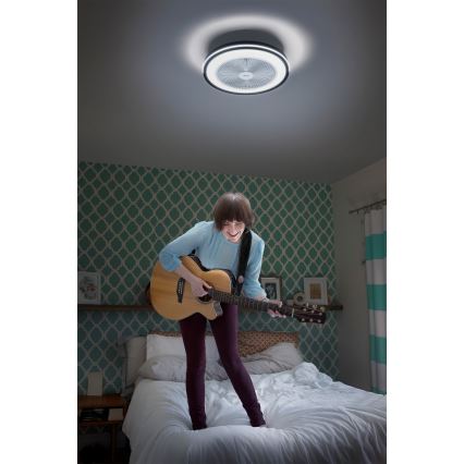 Osram - prigušiva LED plafonska svetiljka sa ventilatorom MURLAN LED/26W/230V 3000-6500K + daljinski upravljač
