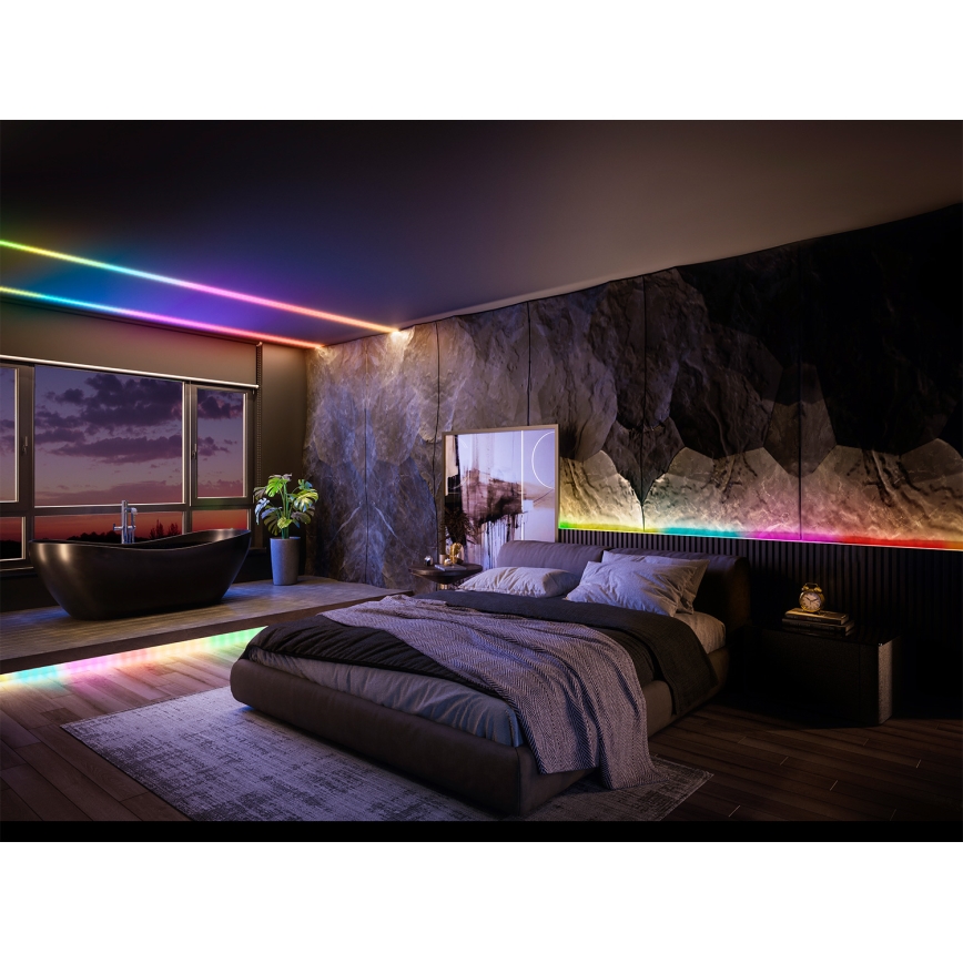 Osram - LED RGB prigušiva traka SMART+ MAGIC 5m LED/35W/230V Wi-Fi + daljinski upravljač