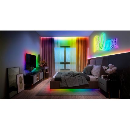 Osram - LED RGB prigušiva traka SMART+ MAGIC 5m LED/35W/230V Wi-Fi + daljinski upravljač