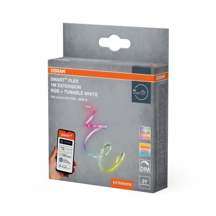 Osram - LED RGB+TW prigušiva traka SMART+ FLEX 1m LED/3,4W/230V 2700-6500K Wi-Fi