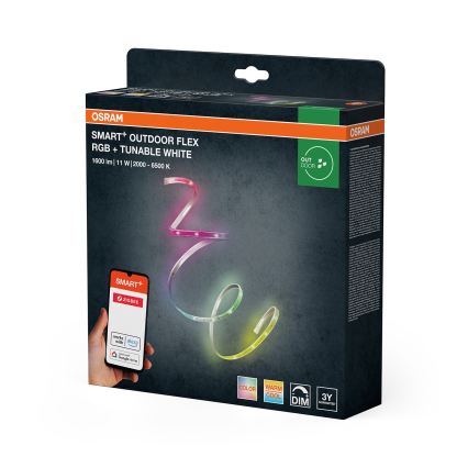 Osram - LED RGB+TW prigušiva spoljna LED traka SMART+ FLEX 5m LED/11W/230V 2000-6500K IP65