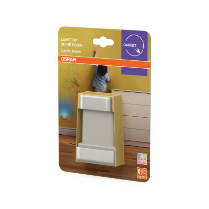 Osram - LED RGBW Noćno svetlo sa senzorom LUNETTA LED/0,28W/230V