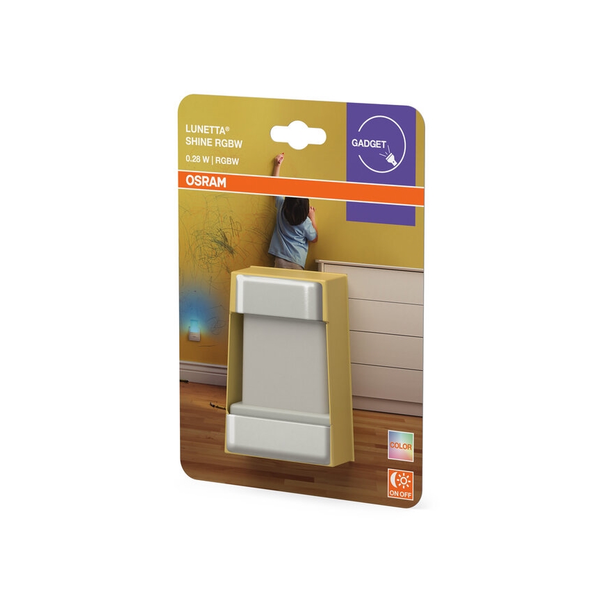 Osram - LED RGBW Noćno svetlo sa senzorom LUNETTA LED/0,28W/230V