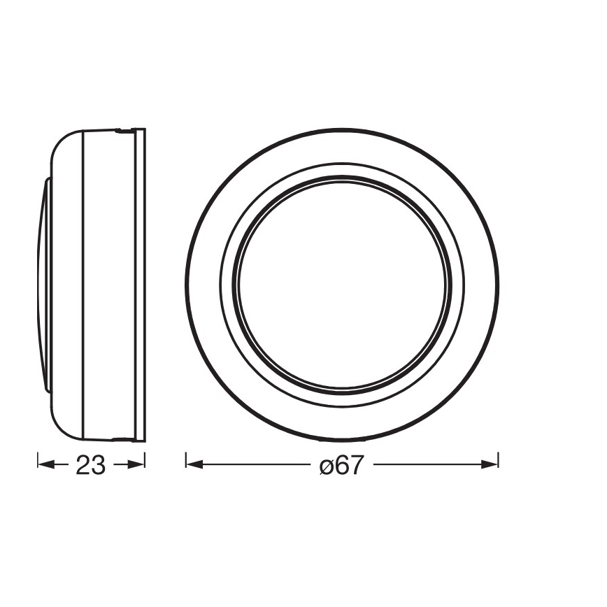 Osram - LED RGBW prigušiva dodirna orijentaciona svetiljka SMART+ DOT-IT LED/0,5W/3,7V 300 mAh