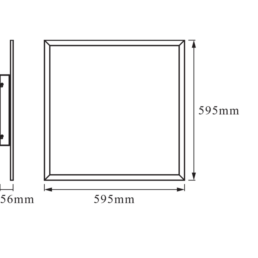 Osram - LED RGBW Prigušiva plafonska svetiljka SMART+ PLANON LED/36W/230V 60x60 cm Wi-Fi