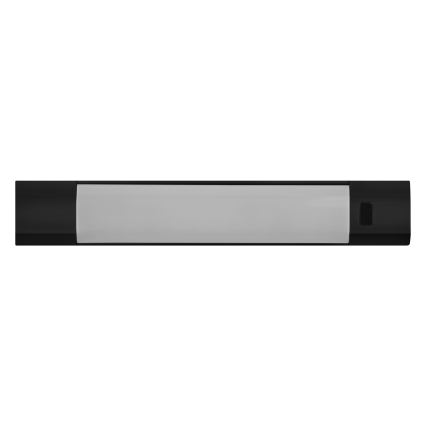 Osram - LED RGBW prigušiva svetiljka za montažu ispod ormarića sa senzorom pokreta LINEAR EDGE LED/4W/230V 30 cm crna + daljinski upravljač