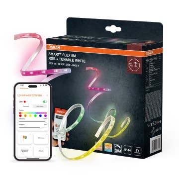 Osram - LED RGBW prigušiva spoljašnja traka SMART+ FLEX 5m LED/14,5W/230V 2700-6500K IP44 Wi-Fi
