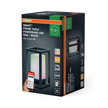 Osram - LED RGBW prigušiva stona lampa SMART+ LED/5W/5V 3000K IP44 Wi-Fi