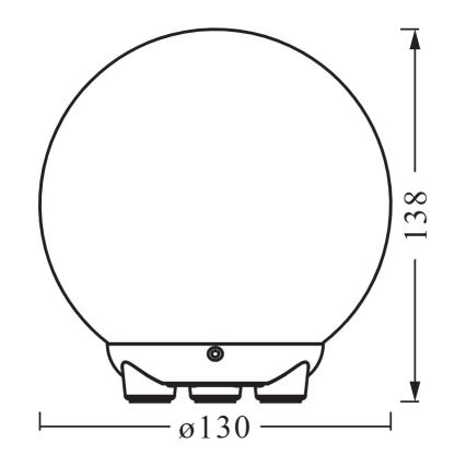 Ledvance - LED RGBW prigušiva stona lampa SMART+ MAGIC LED/2,5W/5V 2200-6500K Wi-Fi bela