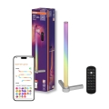 Osram - LED RGBW prigušiva stona lampa SMART+ MAGIC LED/7,5W/230V 2700-6500K srebrna Wi-Fi + daljinski upravljač