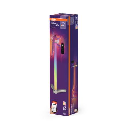 Osram - LED RGBW prigušiva stona lampa SMART+ MAGIC LED/7,5W/230V 2700-6500K srebrna Wi-Fi + daljinski upravljač