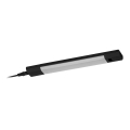 Osram - LED RGBW prigušiva svetiljka za montažu ispod ormarića sa senzorom pokreta LINEAR EDGE LED/4W/230V 30 cm crna + daljinski upravljač