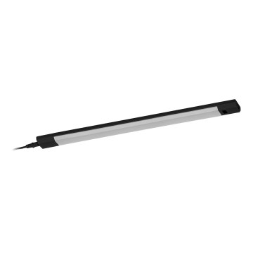 Osram - LED RGBW prigušiva svetiljka za ugradnju ispod ormarića sa senzorom pokreta LINEAR EDGE LED/8W/230V 50 cm crna + daljinski upravljač