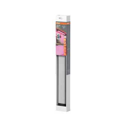 Osram - LED RGBW prigušiva svetiljka za ugradnju ispod ormarića sa senzorom pokreta LINEAR EDGE LED/8W/230V 50 cm crna + daljinski upravljač