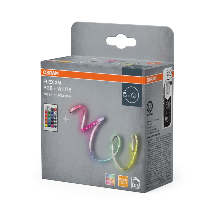 Osram - LED RGBW prigušiva traka FLEX 3m LED/10W/230V + daljinski upravljač