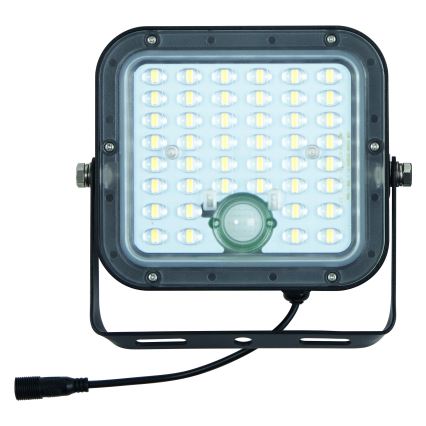 Osram - LED prigušiva solarni reflektor sa senzorom ENDURA LED/10W/4,2V 4000K IP65 crna + daljinski upravljač