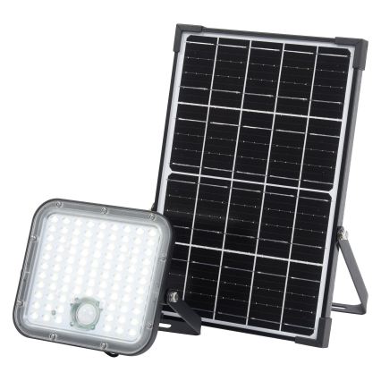 Osram - LED prigušiva solarni reflektor sa senzorom ENDURA LED/30W/6,4V 4000K IP65 crna + daljinski upravljač
