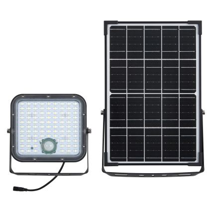 Osram - LED prigušiva solarni reflektor sa senzorom ENDURA LED/30W/6,4V 4000K IP65 crna + daljinski upravljač