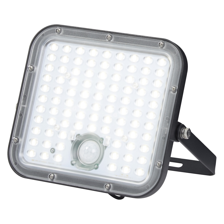 Osram - LED prigušiva solarni reflektor sa senzorom ENDURA LED/30W/6,4V 4000K IP65 crna + daljinski upravljač