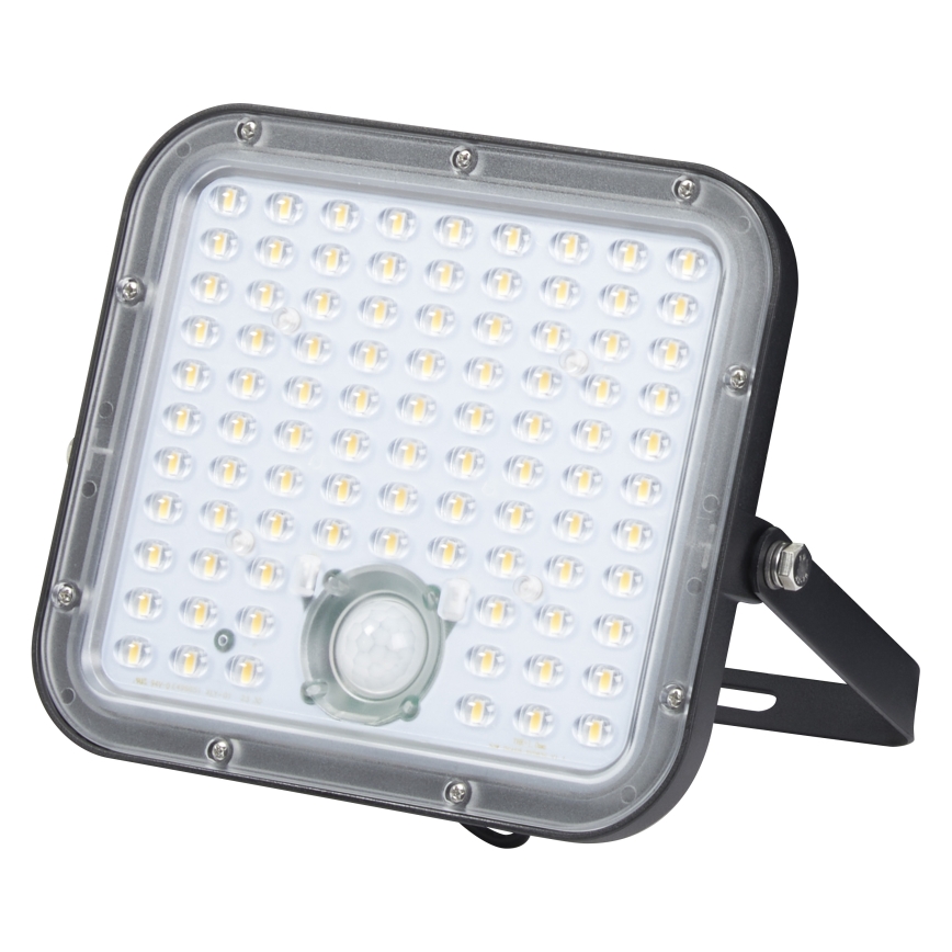 Osram - LED prigušiva solarni reflektor sa senzorom ENDURA LED/30W/6,4V 4000K IP65 crna + daljinski upravljač