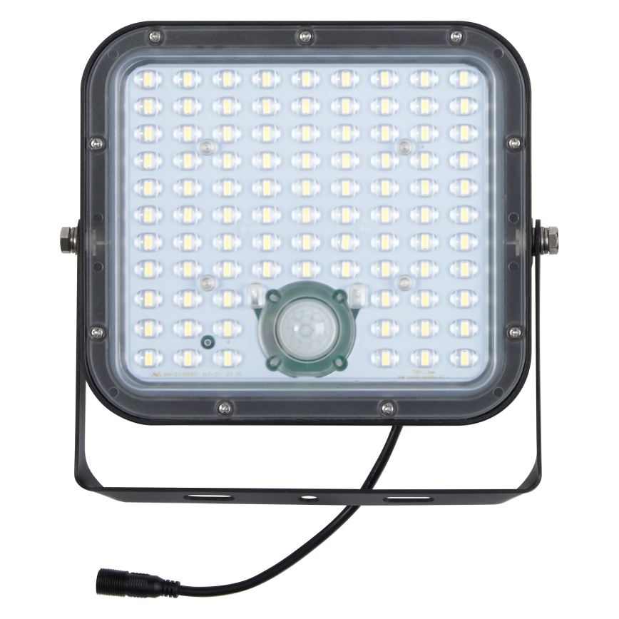 Osram - LED prigušiva solarni reflektor sa senzorom ENDURA LED/30W/6,4V 4000K IP65 crna + daljinski upravljač