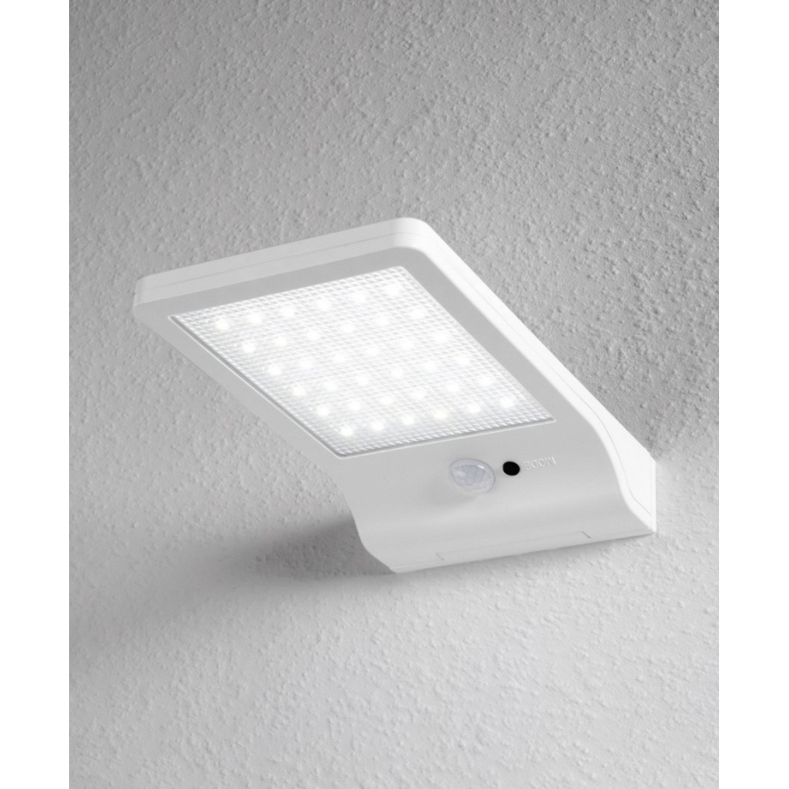 Osram - LED solarno zidno svetlo sa senzorom DOORLED LED/3W/3,3V 2000 mAh IP44 belo