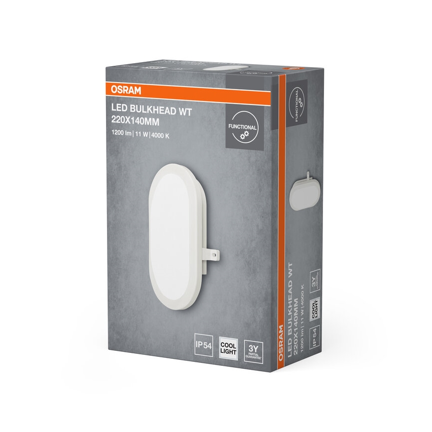 Osram - LED spoljašnje zidno svetlo BULKHEAD LED/11W/230V IP54 belo