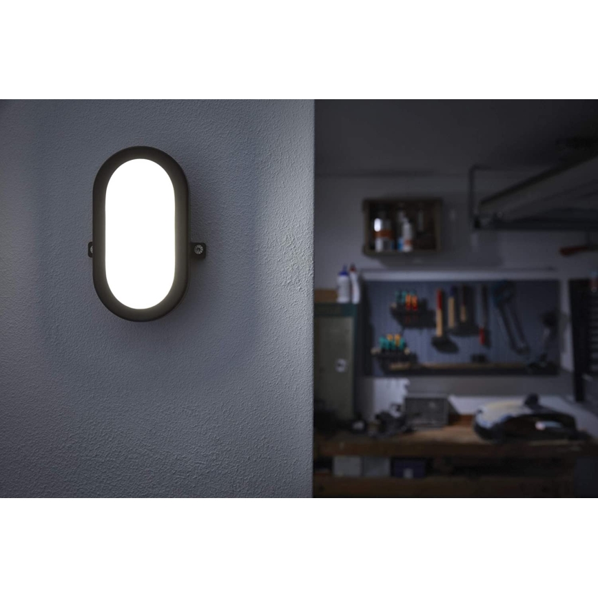 Osram - LED spoljašnje zidno svetlo BULKHEAD LED/6W/230V IP54 crno