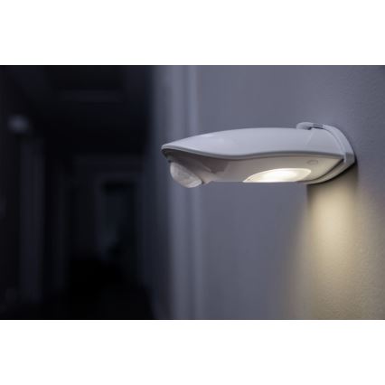 Osram - LED spoljašnje zidno svetlo sa senzorom DOORLED LED/0,5W/3xAA IP54 bela