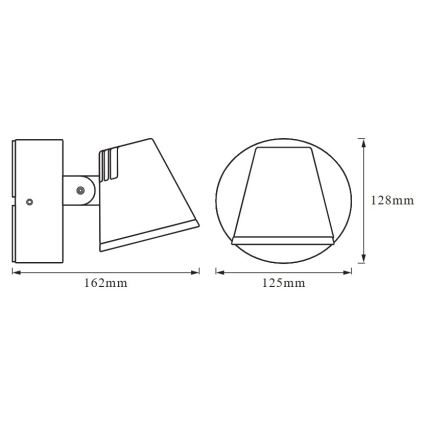 Osram - LED Spoljna zidna lampa ENDURA STYLE LED/13,5W/230V IP44