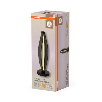 Osram - LED stona lampa DECOR FLAT LED/13W/230V siva