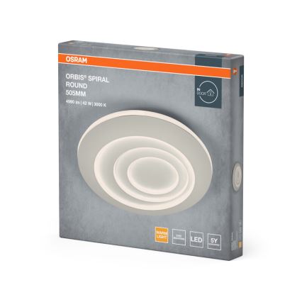 Osram - LED stropna svetiljka ORBIS SPIRAL LED/42W/230V Ø 50,5 cm