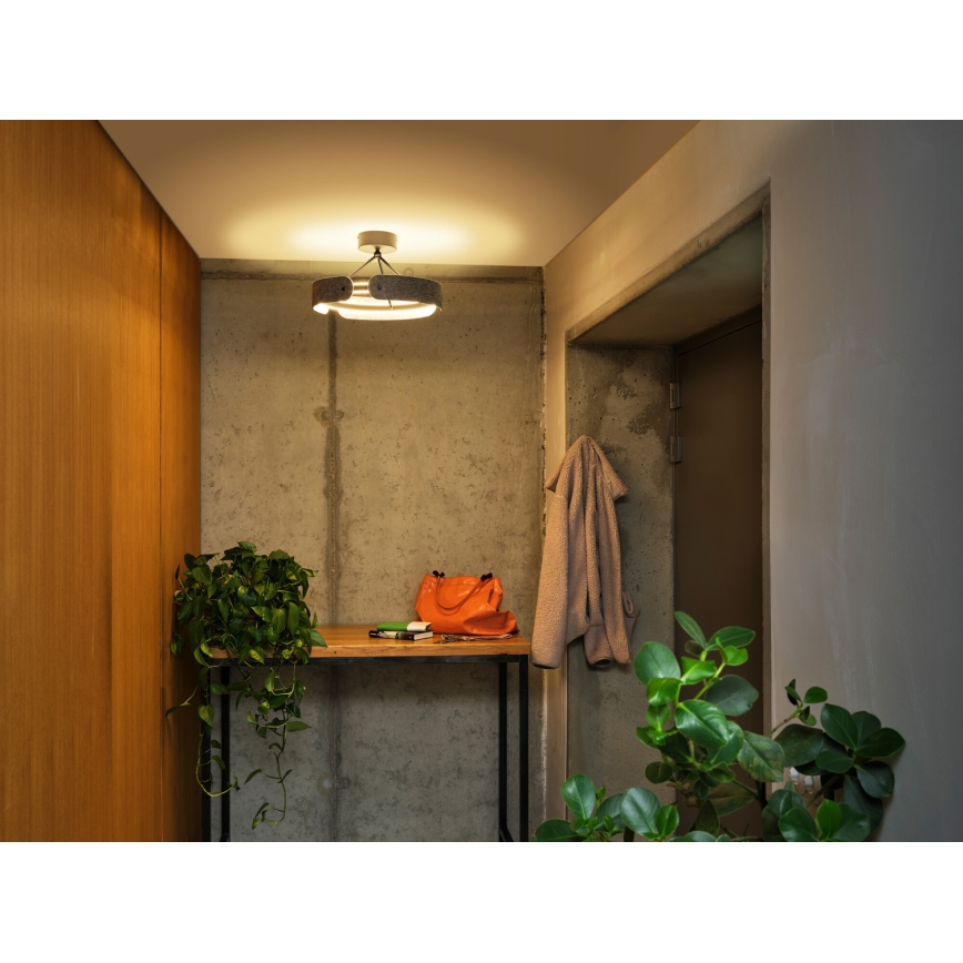 Osram - LED stropni luster DECOR CURVE LED/33W/230V prečnik 43 cm siva