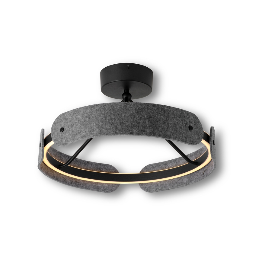 Osram - LED stropni luster DECOR CURVE LED/33W/230V prečnik 43 cm siva