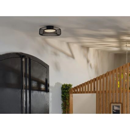 Osram - LED stropno svetlo DECOR MESH LED/18,5W/230V prečnika 30 cm crno