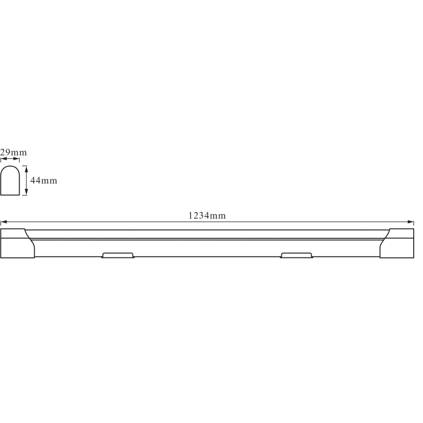 Osram - LED svetiljka za montažu ispod ormarića BATTEN LED/20W/230V 123,4 cm