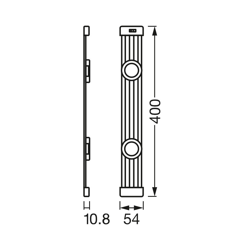 Osram - LED prigušiva svetiljka za montažu ispod ormarića sa senzorom pokreta LINEAR MAGNET LED/7W/230V 4000K 40 cm bela
