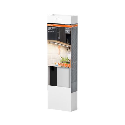Osram - LED prigušiva svetiljka za montažu ispod ormara sa senzorom pokreta UNDERCABINET LED/5W/230V 3000/4000/6500K 10x30 cm crna
