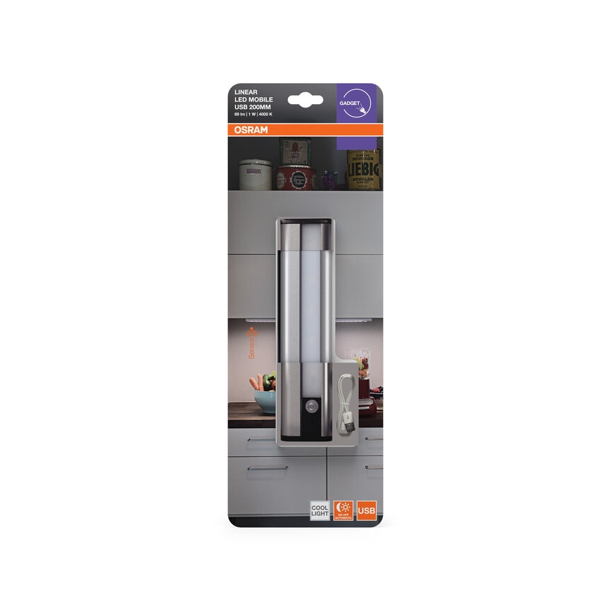 Osram - LED svetlo za montažu ispod ormarića sa senzorom MOBILE LED/1W/3,7V 1800 mAh