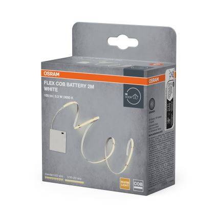Osram - LED Traka FLEX COB BATTERY 2m LED/3,3W/4xAA